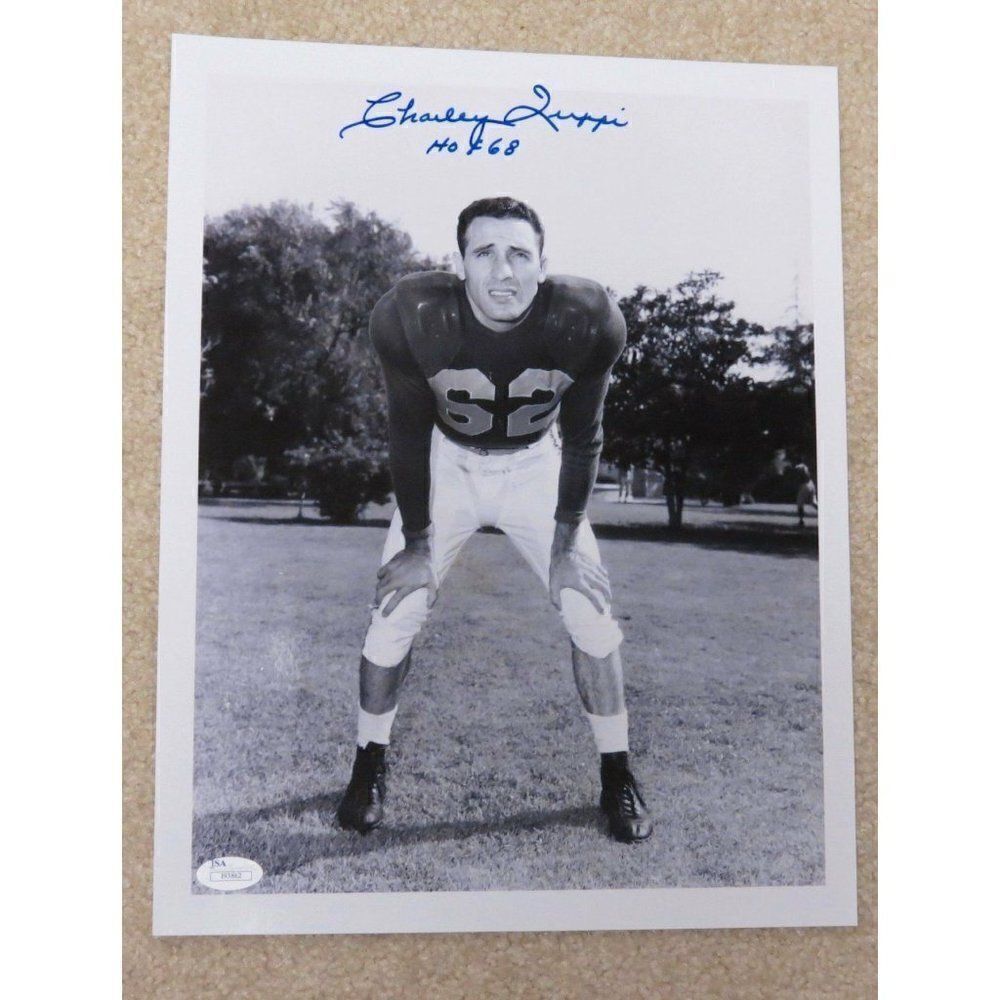 Charley Trippi Signed 11X14 Photo Inscribed HOF 68 JSA COA - Picture 3 of 5